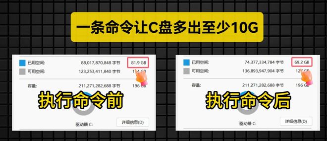 ‌C盘爆满急救指南：一条命令快速清理